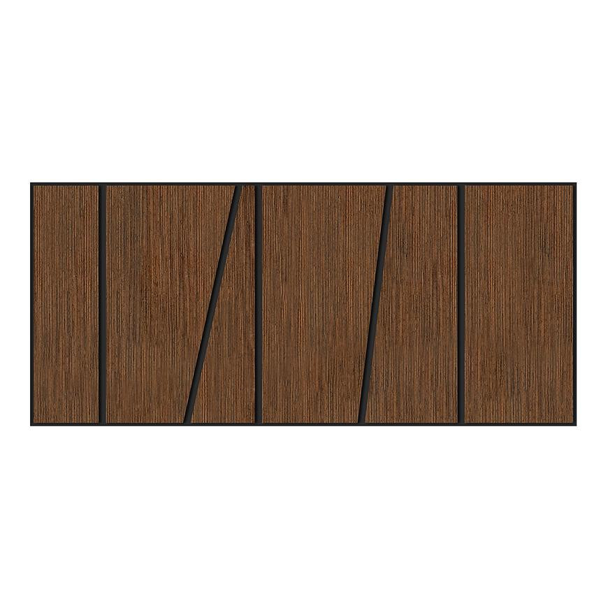 Frézovaný panel Slant wenge 65x29 cm MDF