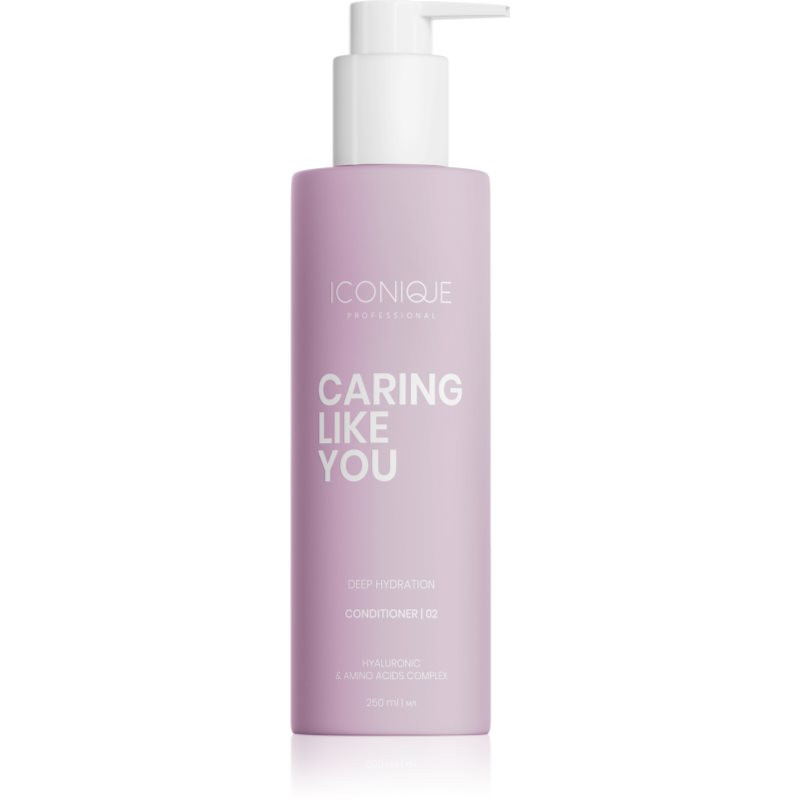 ICONIQUE Professional CARING LIKE YOU Deep Hydration Conditioner 250ml hloubkově hydratační kondicionér pro suché a poškozené vlasy 250 ml