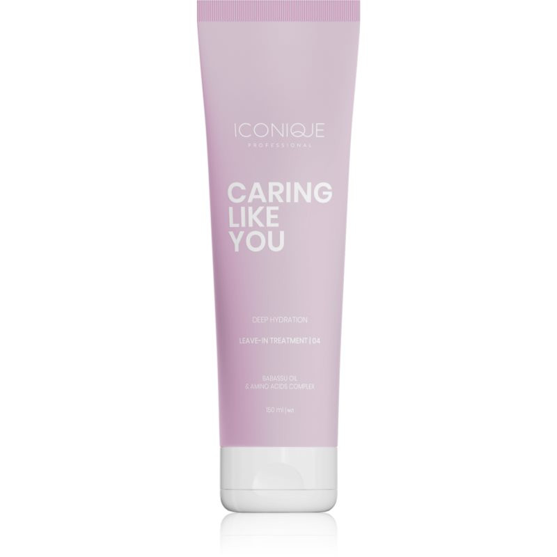 ICONIQUE Professional CARING LIKE YOU Deep Hydration Leave-in treatment 150 ml bezoplachová péče pro suché a poškozené vlasy 150 ml