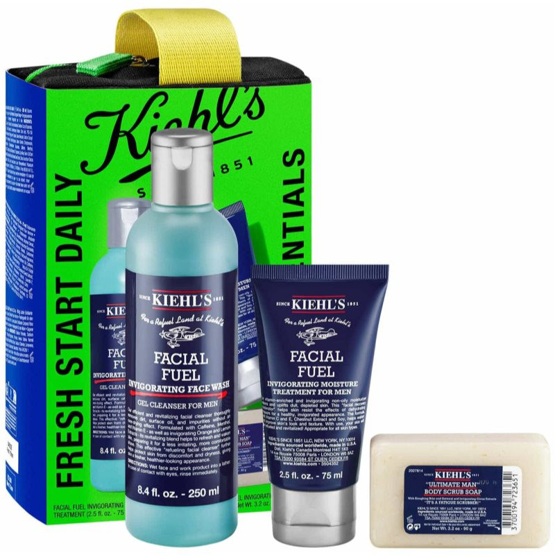 Kiehl's Facial Fuel dárková sada pro muže