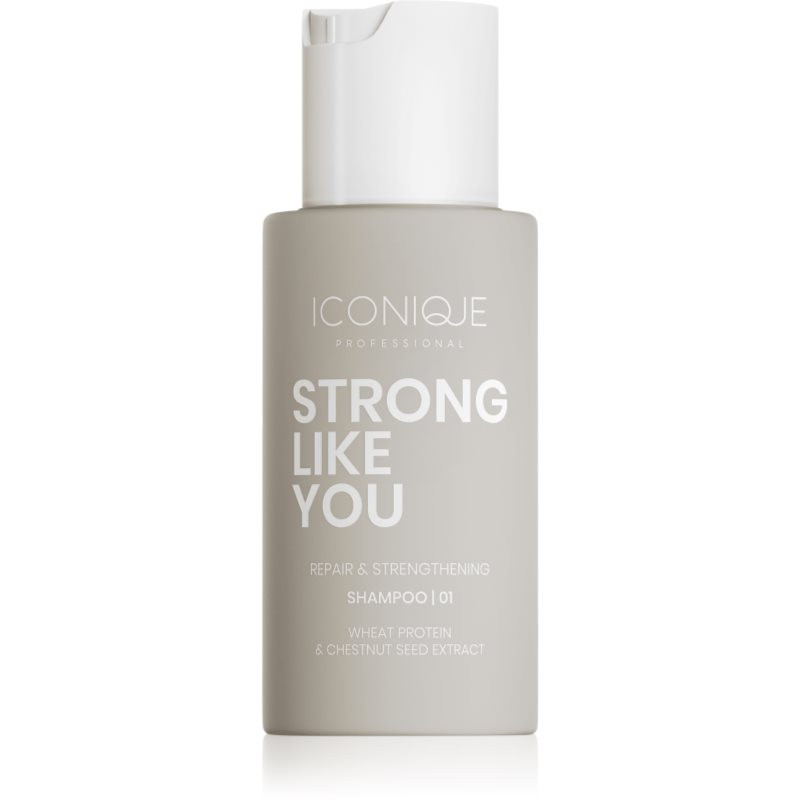 ICONIQUE Professional STRONG LIKE YOU Repair & Strengthening regenerační šampon pro poškozené vlasy 70 ml