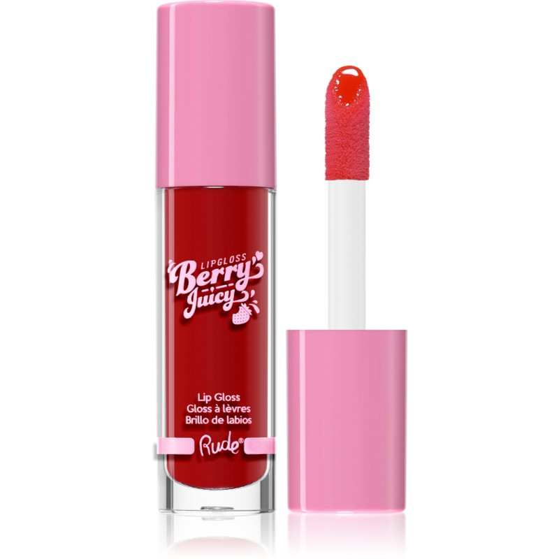 Rude Cosmetics Berry Juicy hydratační lesk na rty odstín Coral Kiss 4 g