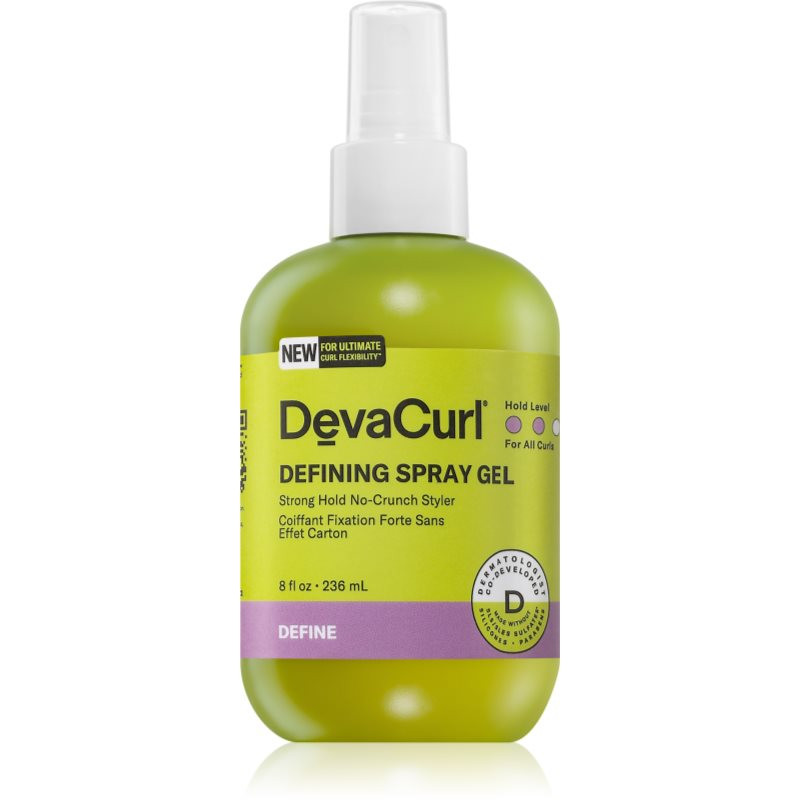 DevaCurl Define fixační sprej pro vlnité a kudrnaté vlasy 236 ml