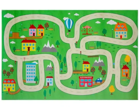 Dětský koberec Silnice, 80x120 cm