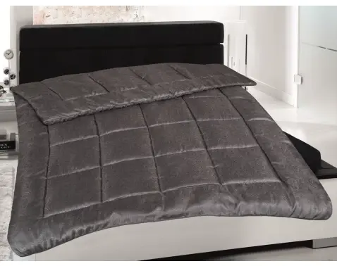 Přikrývka Sienna 140x200 cm, antracitová