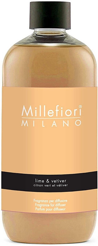 Náplň do difuzéru Natural Limetka a vetiver Millefiori Milano - 500 ml