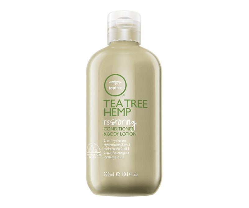 Obnovující konopný kondicionér a tělové mléko 2 v 1 Tea Tree Hemp (Restoring Conditioner & Body Lotion) Paul Mitchell - 1000 ml