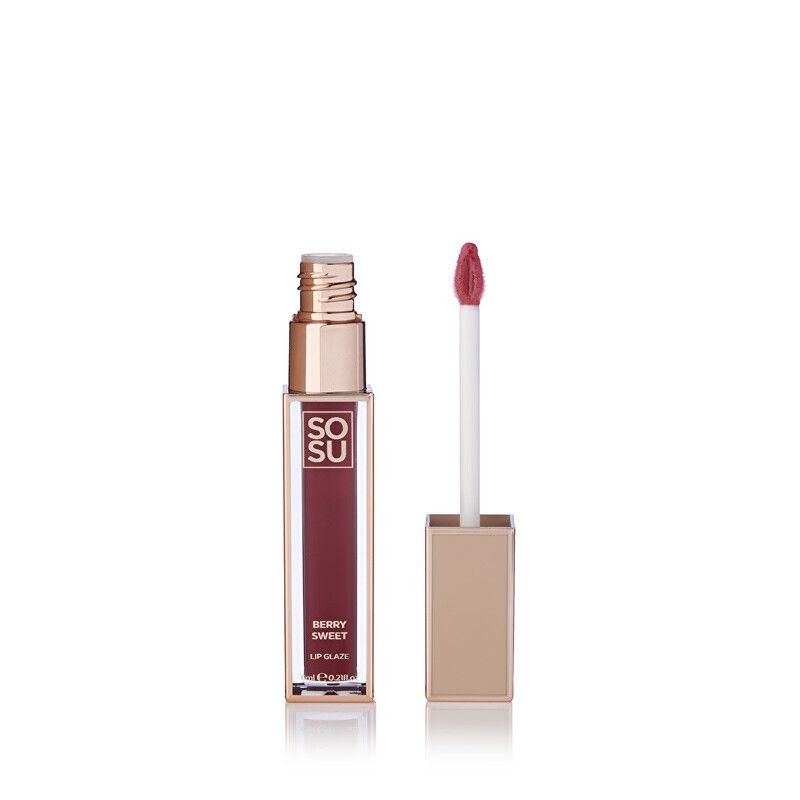 Lesk na rty Shimmer (Lip Glaze) SOSU Cosmetics / Odstín: Birthday Suit - 6 ml