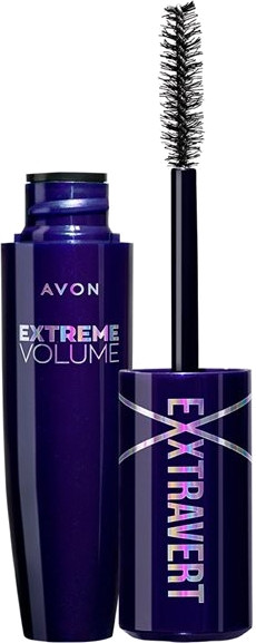 Objemová řasenka Exxtravert Extra Volume Avon / Odstín: Brown Black - 9,5 ml