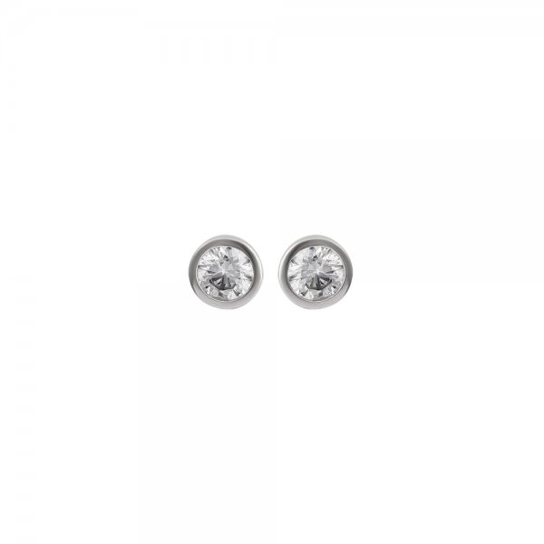 Náušnice se syntetickými kameny 336-087-001051 1.05g