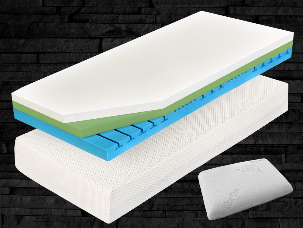 Curem Ortopedická matrace CUREM C4500 - 100x200 cm | 22 cm