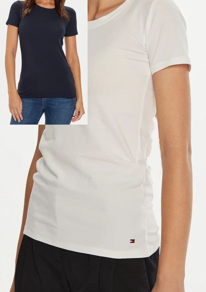 Dámské tričko Tommy Hilfiger UW0UW05525 0WU 2 PACK