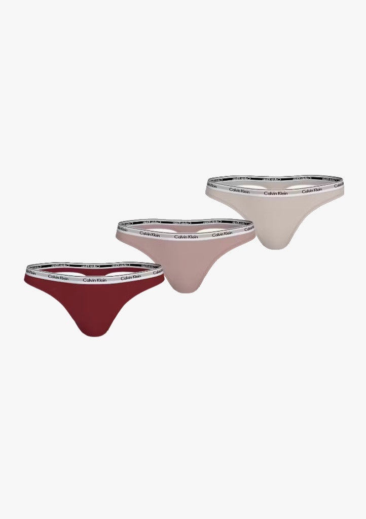 DÁMSKÁ TANGA CALVIN KLEIN QD5209E PYT 3PACK