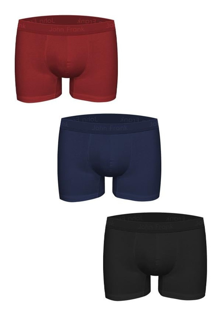 Pánské boxerky JOHN FRANK JF3BMODNA01 3pack