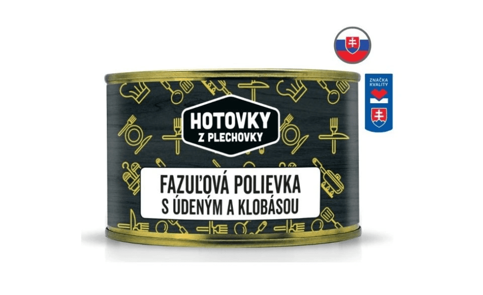 ETS Group s. r. o. POLÉVKA fazolová s uzeným 400ml 400ml