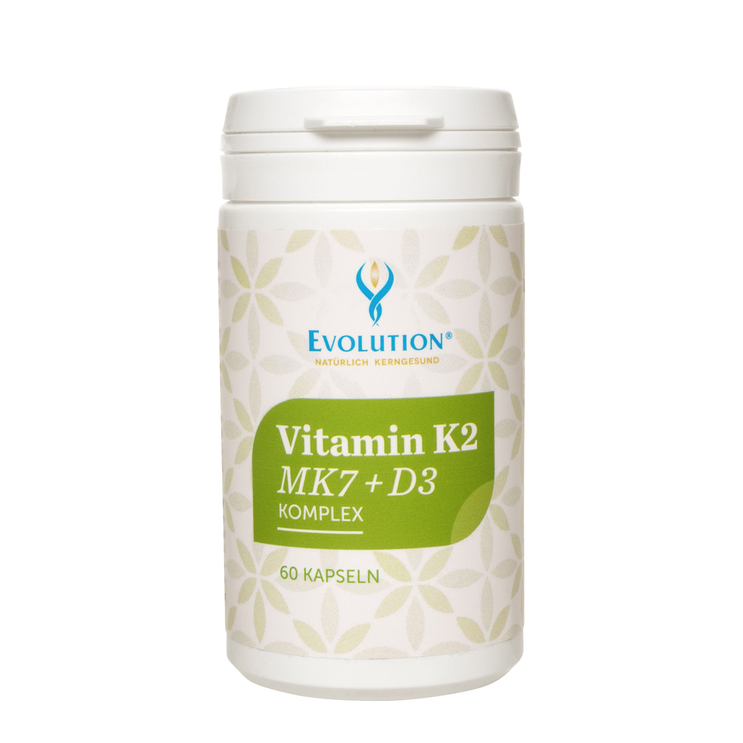 Evolution Vitamin K2 MK7 + D3 Komplex (60 rostlinných kapslí) 34 g