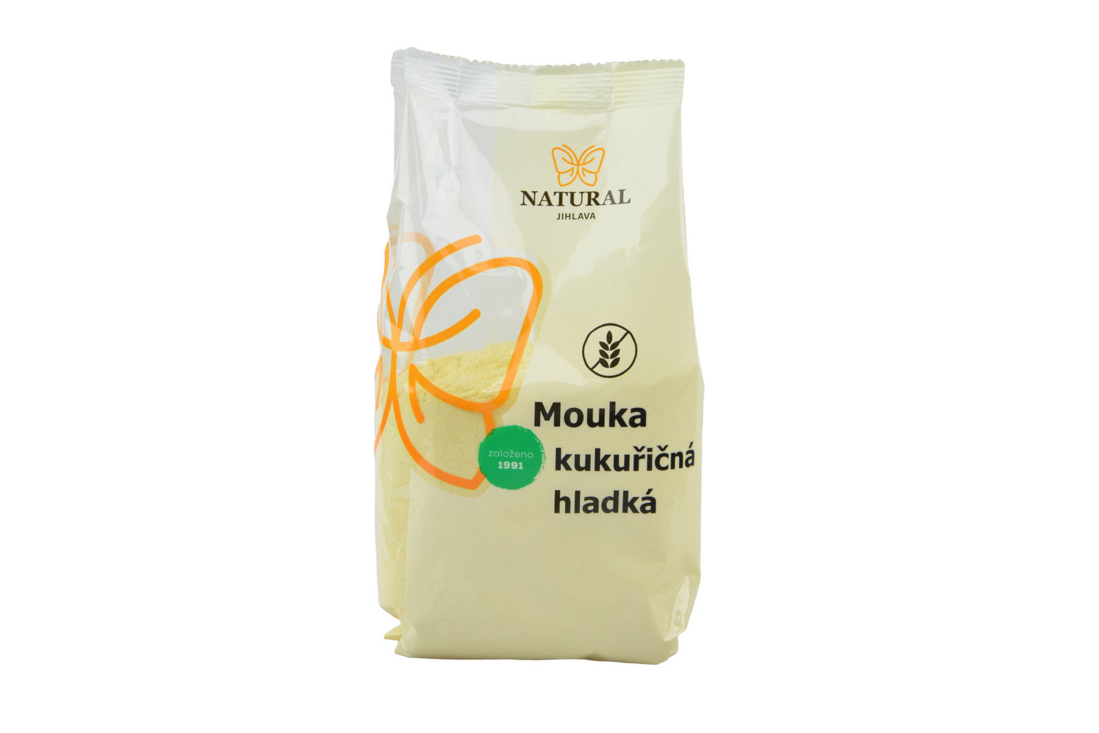 Natural Jihlava Mouka kukuřičná hladká - Natural 400g 12 ks