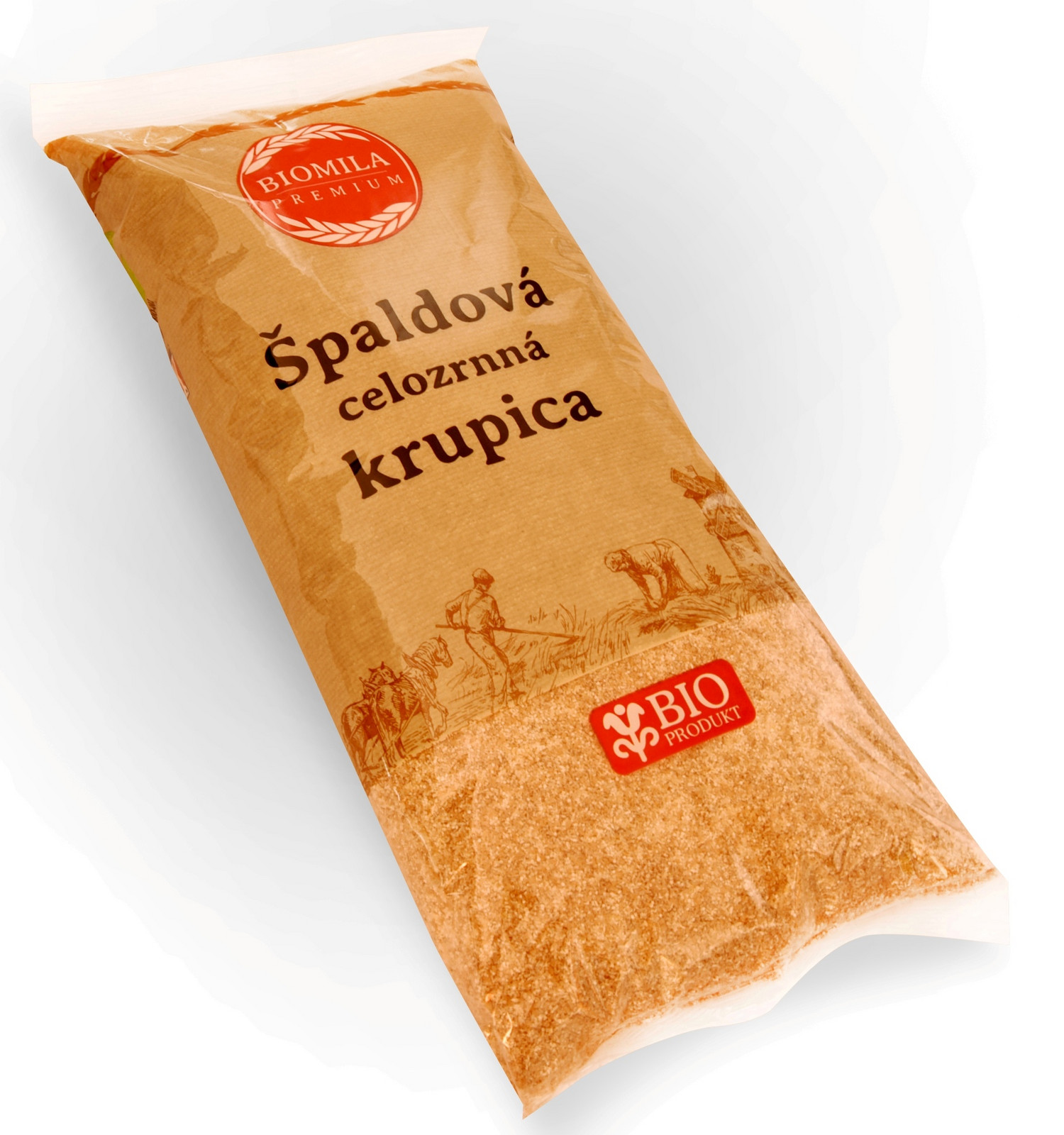 BIOMILA Krupice špaldová celozrnnná 500g BI 500 g