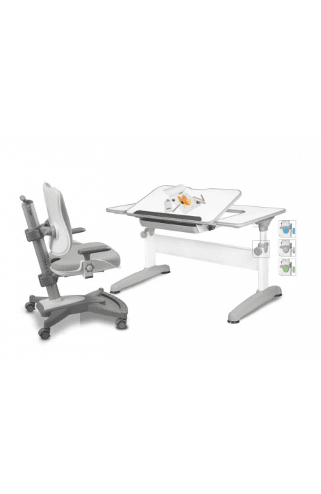 MAYER rostoucí set židle a stůl MyChamp šedý UNIQ