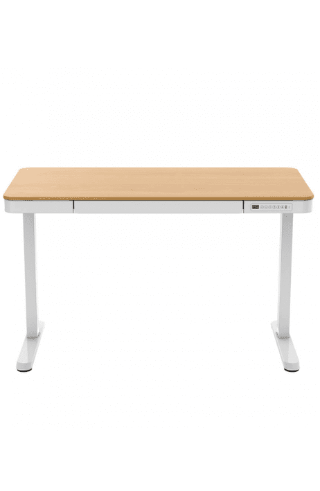 ERGO elektricky výškově nastavitelný stůl Workstation Oak 120x60 dub / bílá