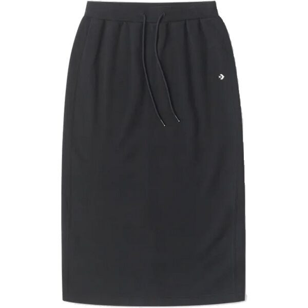 Converse WORDMARK LONG KNIT SKIRT Dámská sukně, černá, velikost