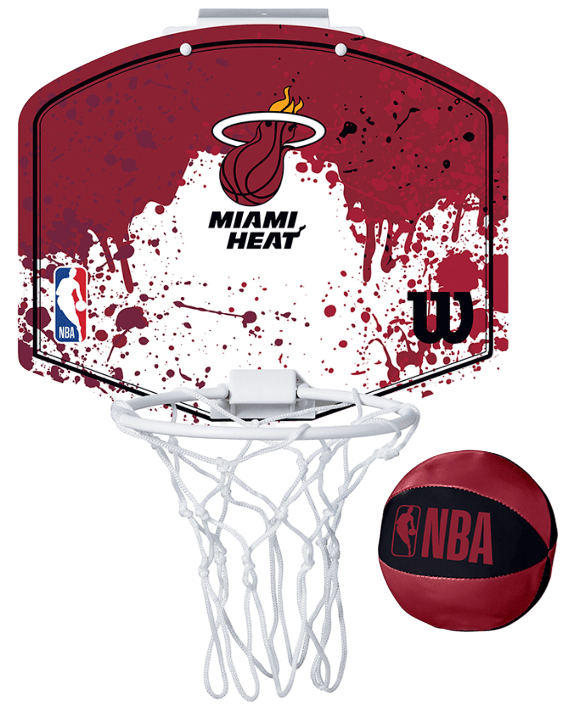 Mini obruč Wilson NBA TEAM MINI HOOP MIAMI HEAT