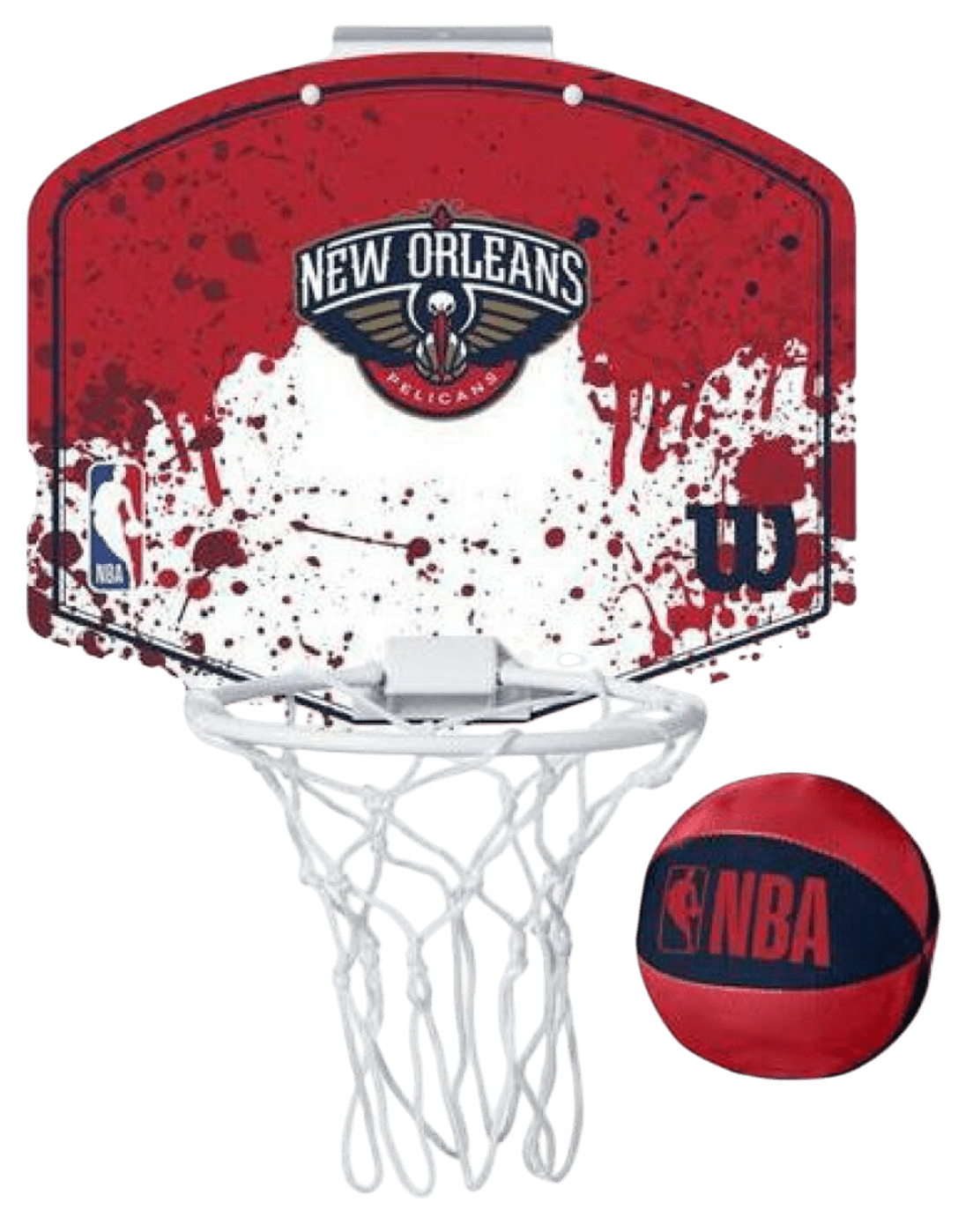 Mini obruč Wilson NBA TEAM MINI HOOP NEW ORLEANS PELICANS