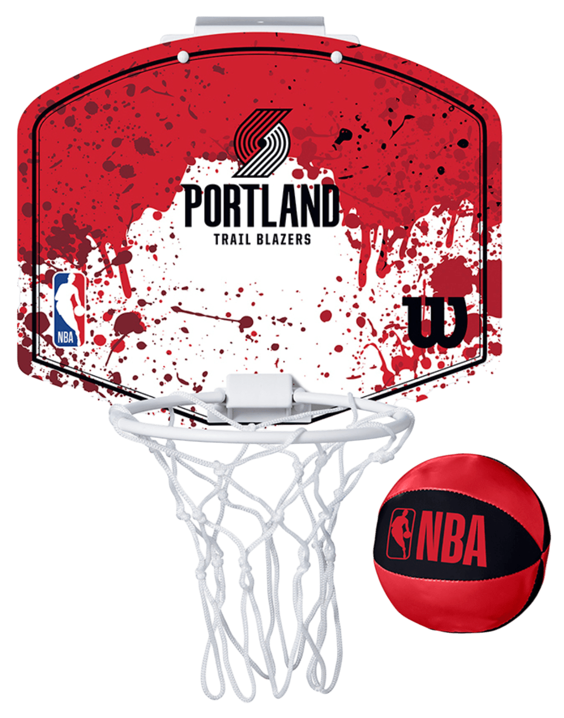Mini obruč Wilson NBA TEAM MINI HOOP PORTLAND TRAIL BLAZERS