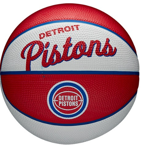 Míč Wilson NBA TEAM RETRO BASKETBALL MINI DET PISTONS