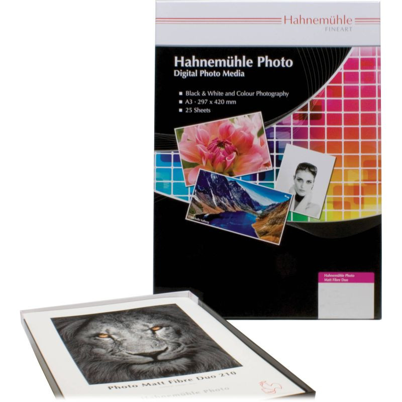 HAHNEMÜHLE inkjet Photo Matt Fibre 210 A3/25 listů