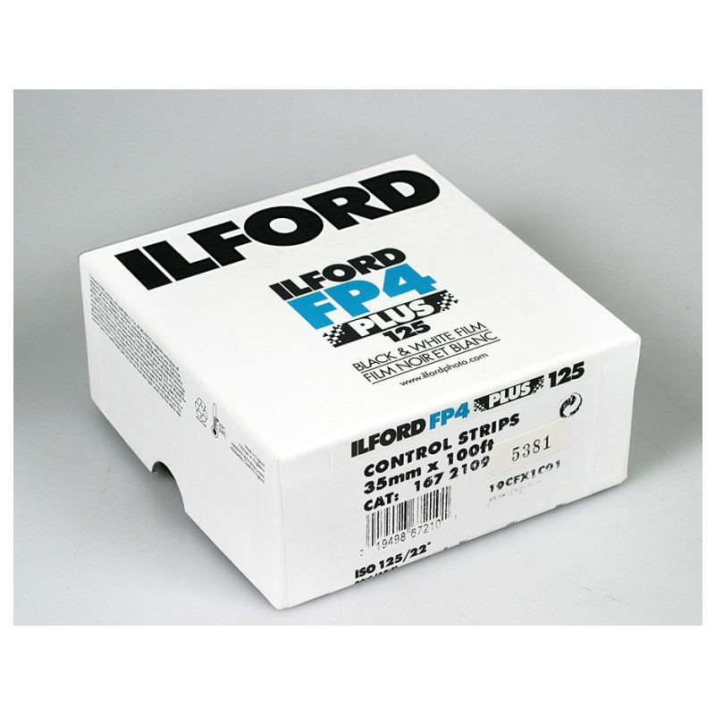 ILFORD FP4 Plus control strips 35x100ft