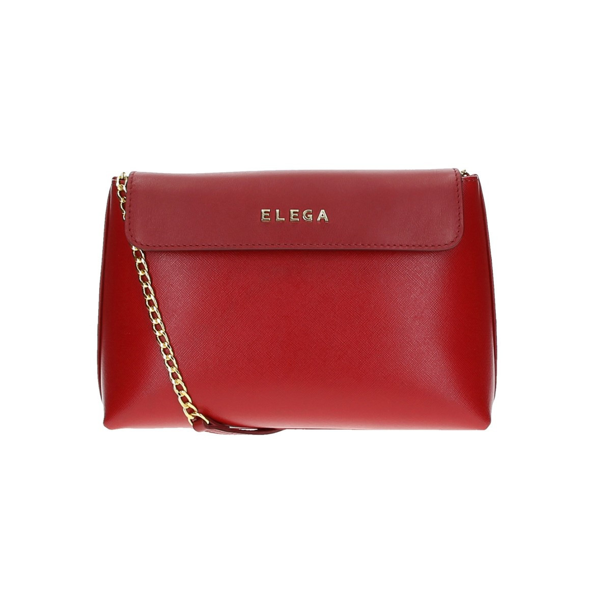 ELEGA <![CDATA[Malé crossbody psaníčko Anie červená rubín/zlato]]>