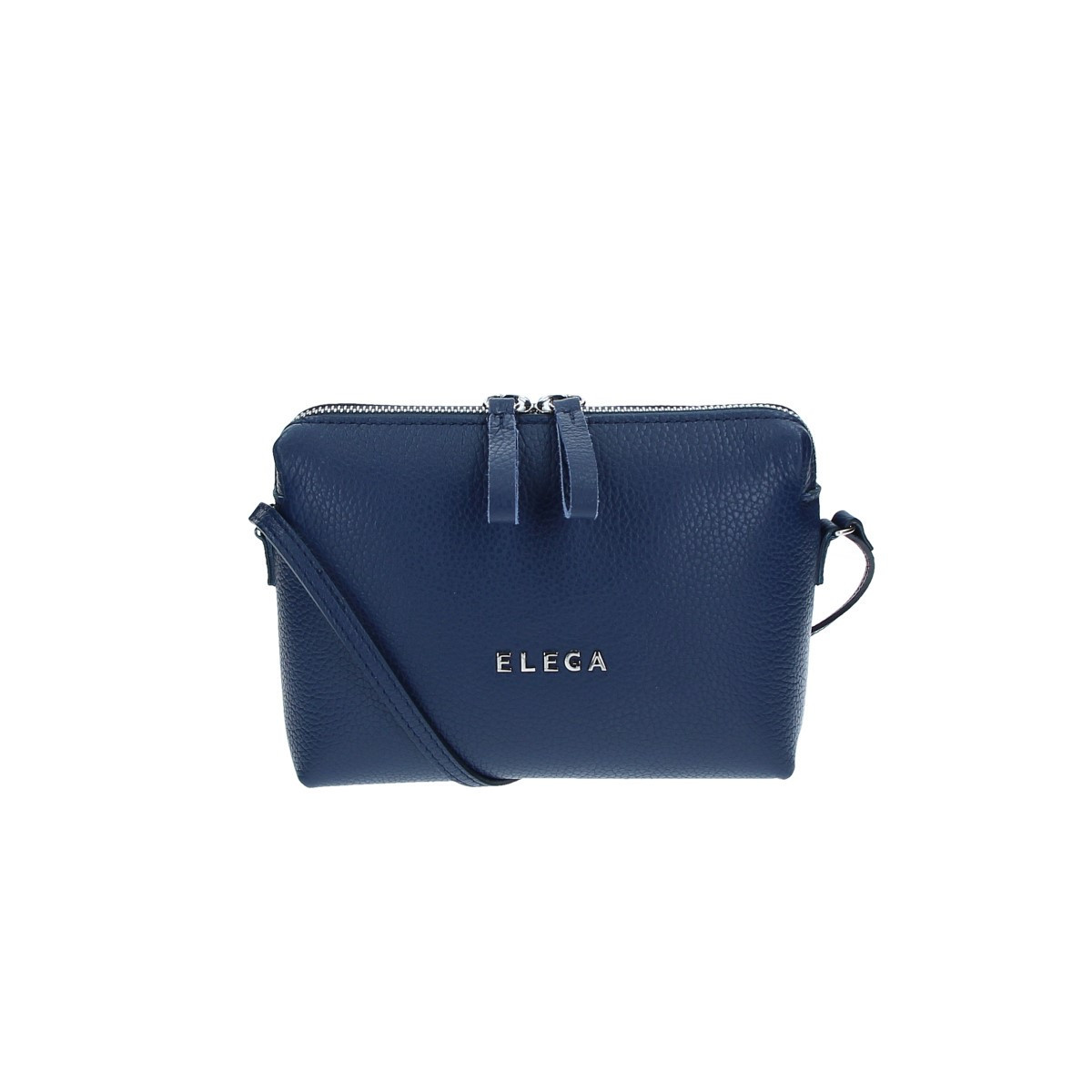 ELEGA <![CDATA[Mini crossbody Hillary modrá/stříbro]]>
