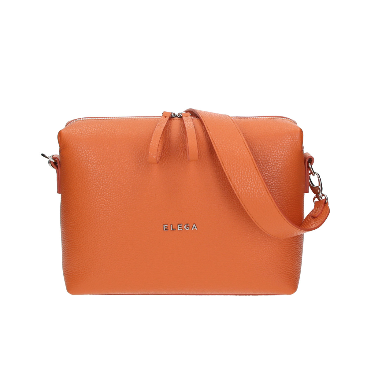 ELEGA <![CDATA[Kabelka na rameno Hills oranžová/stříbro]]>