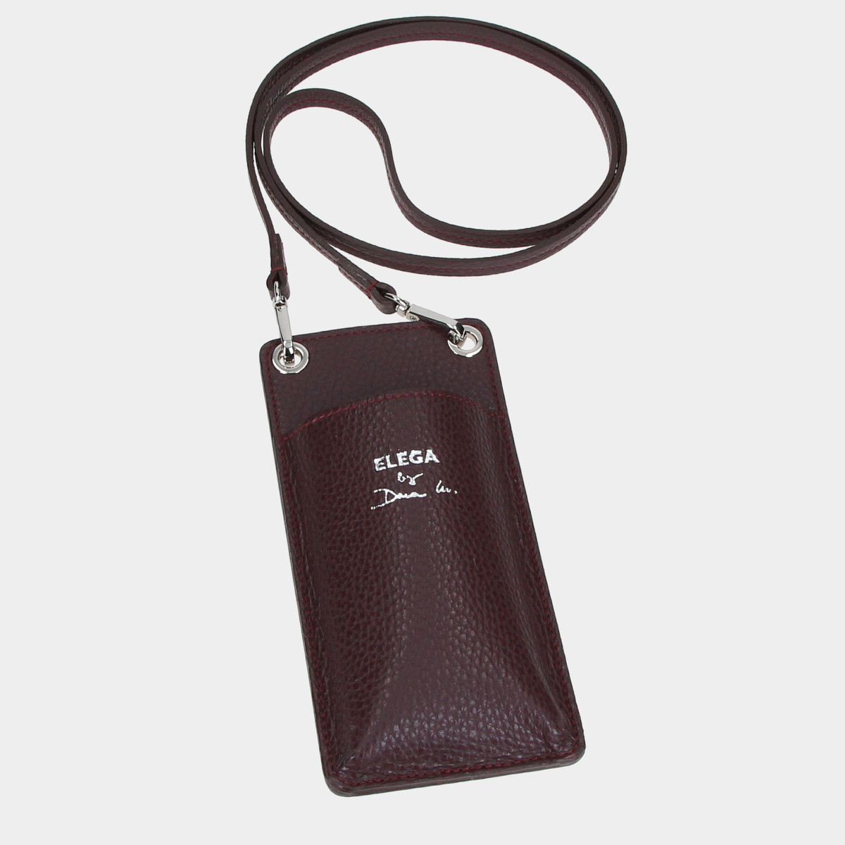 ELEGA by Dana M <![CDATA[Pouzdro na telefon ELEGA by Dana M burgundy/stříbro]]>