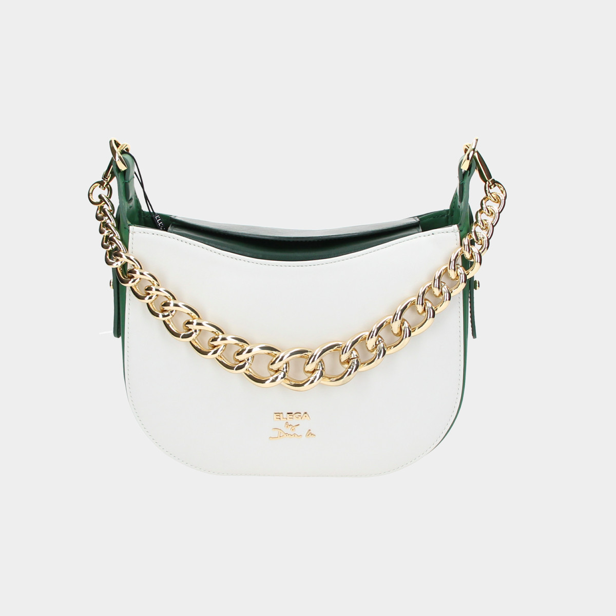 ELEGA by Dana M <![CDATA[Malá kabelka Twins offwhite/zelená/tm.zelená]]>