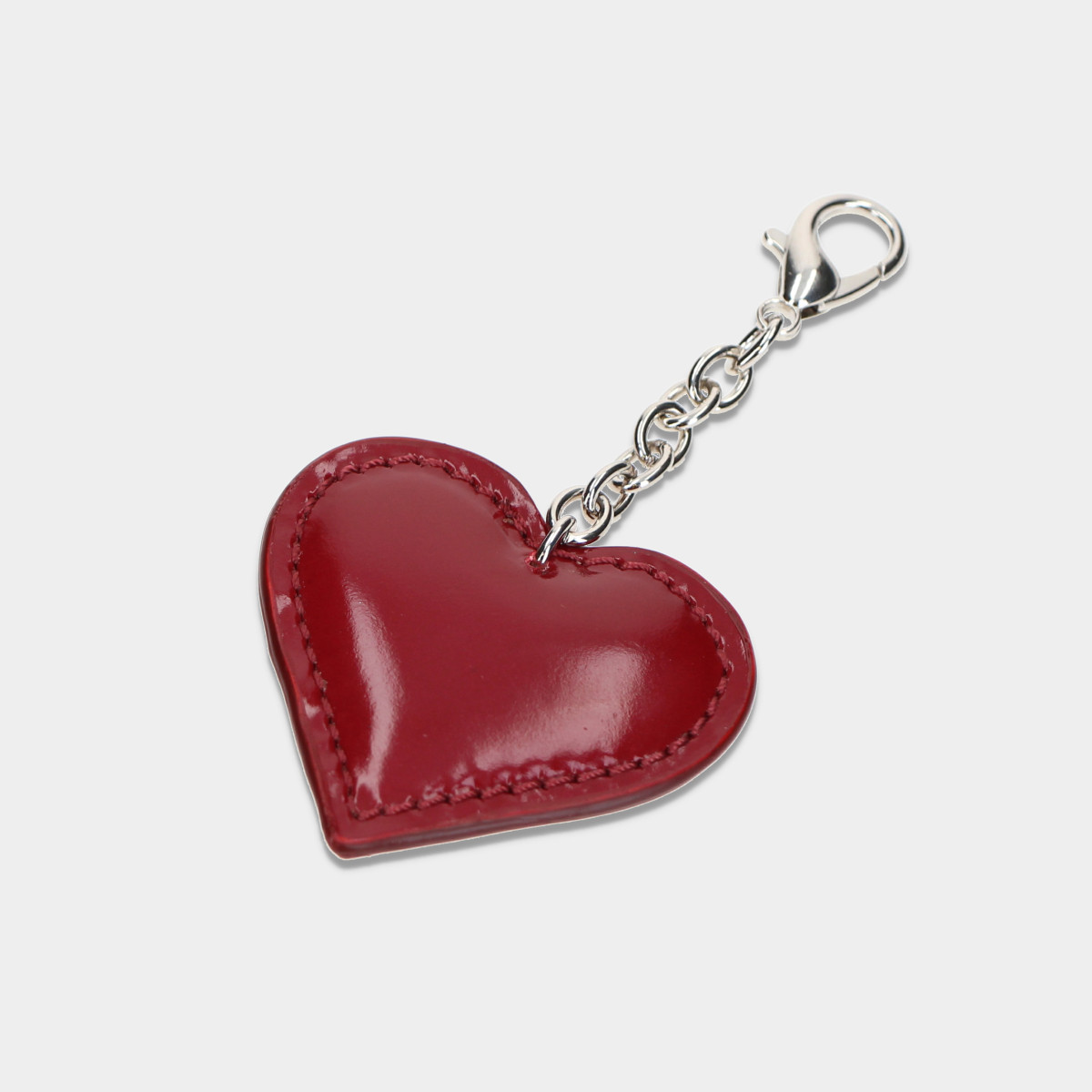 ELEGA <![CDATA[Srdíčko červená lak/stříbro]]>