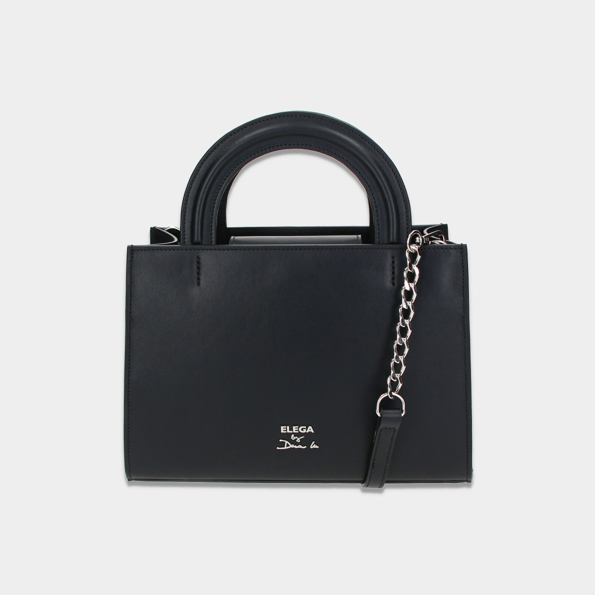 ELEGA by Dana M <![CDATA[Malá kabelka Seina černá/stříbro]]>