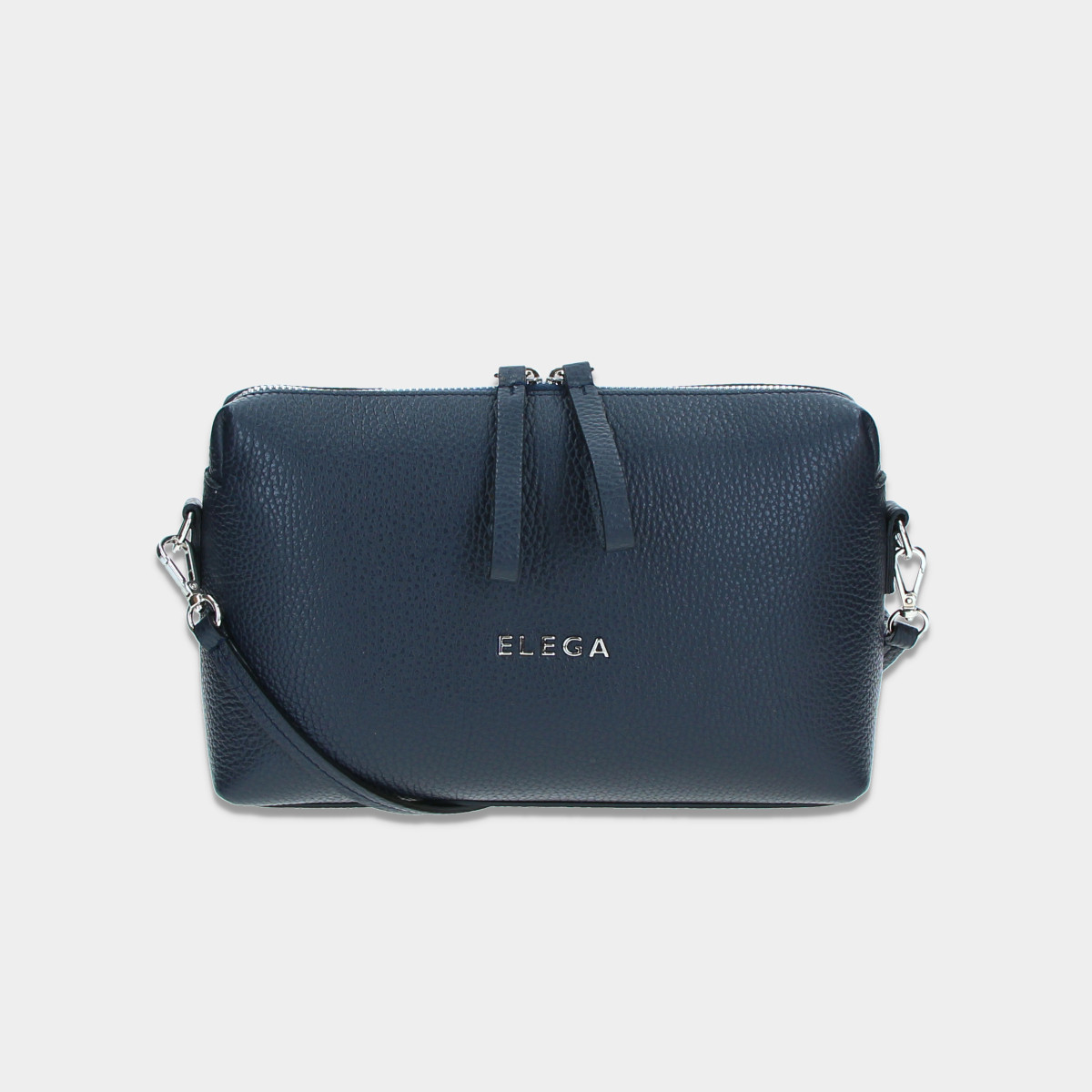 ELEGA <![CDATA[Malé crossbody Hill tm.modrá/stříbro]]>
