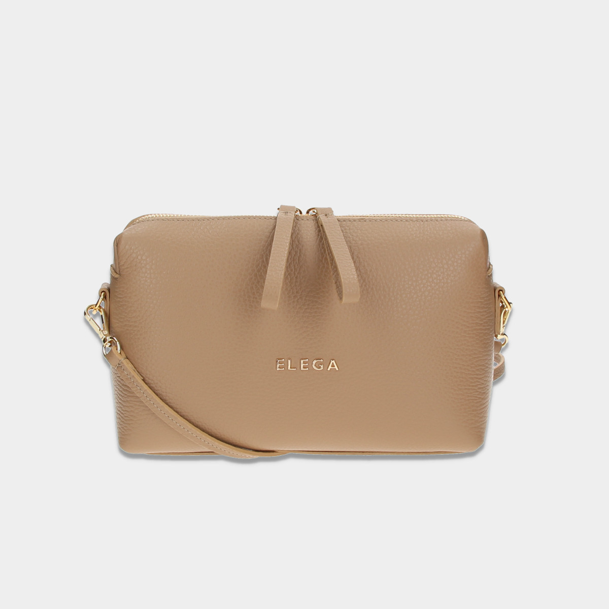 ELEGA <![CDATA[Malé crossbody Hill cappucino/zlato]]>