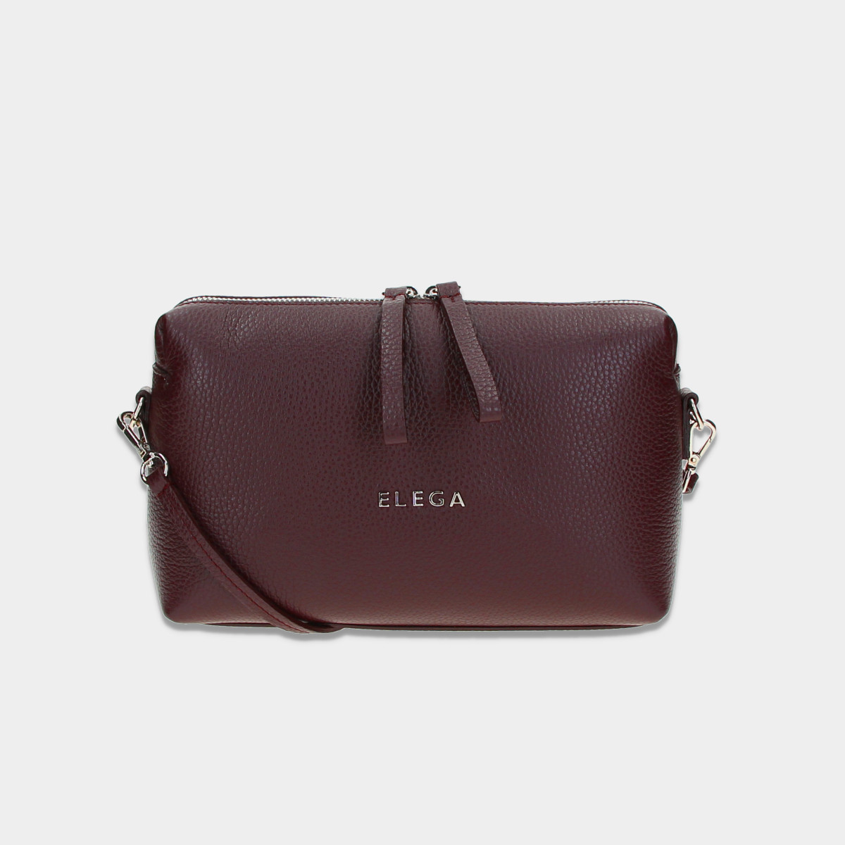 ELEGA <![CDATA[Malé crossbody Hill burgundy]]>