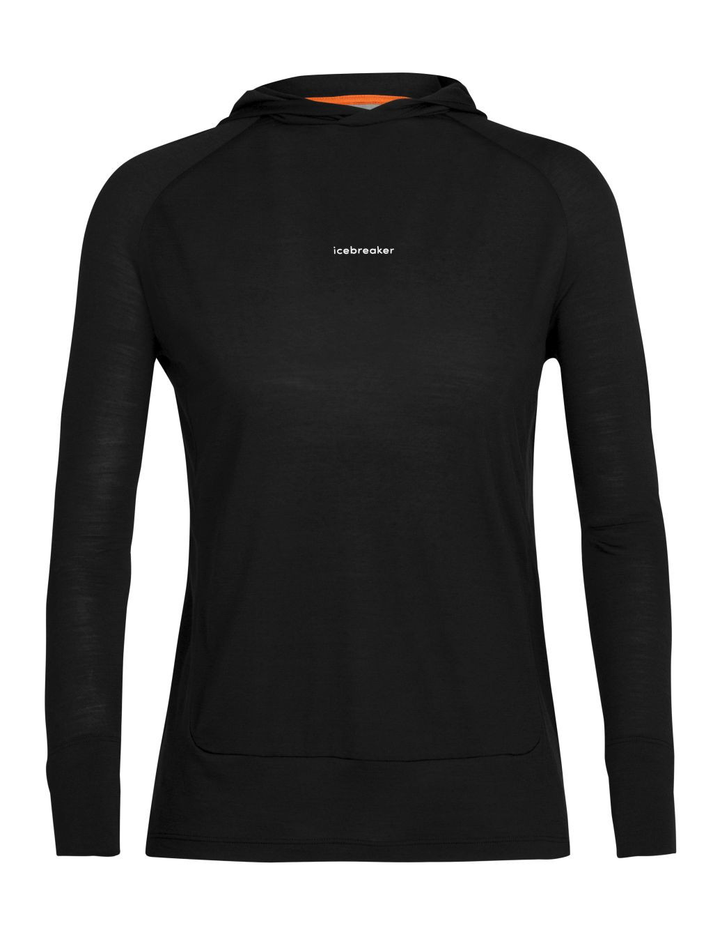 dámská merino mikina, kapuce ICEBREAKER Wmns Cool-Lite LS Hoodie, Black velikost: S