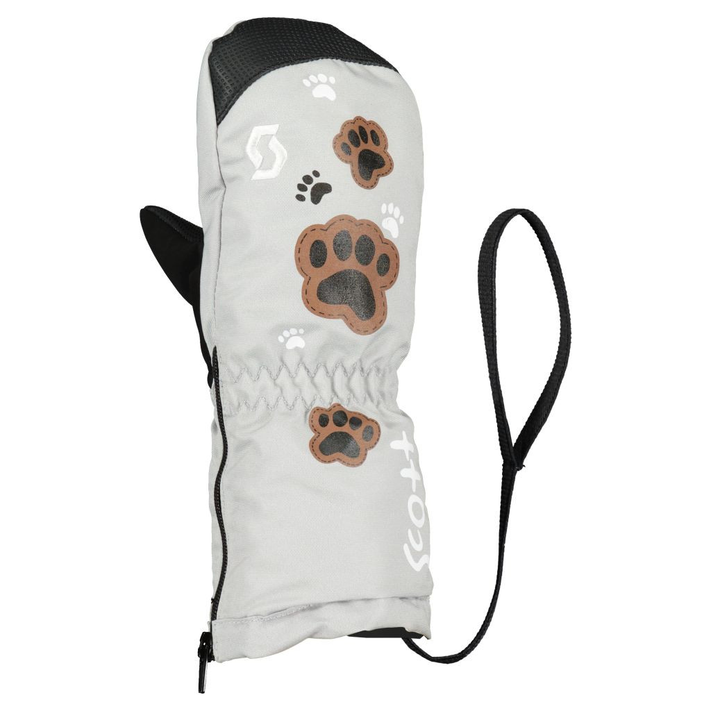 Dětské rukavice SCOTT Mitten Tot JR Ultimate, Light grey velikost: M (3-4 roky)