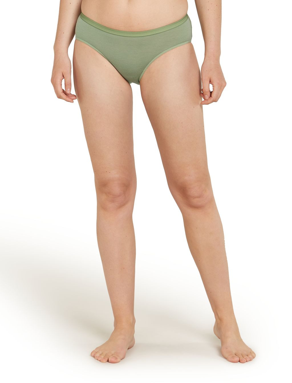 Dámské merino kalhotky ICEBREAKER Wmns Siren Hipkini, Lichen velikost: L