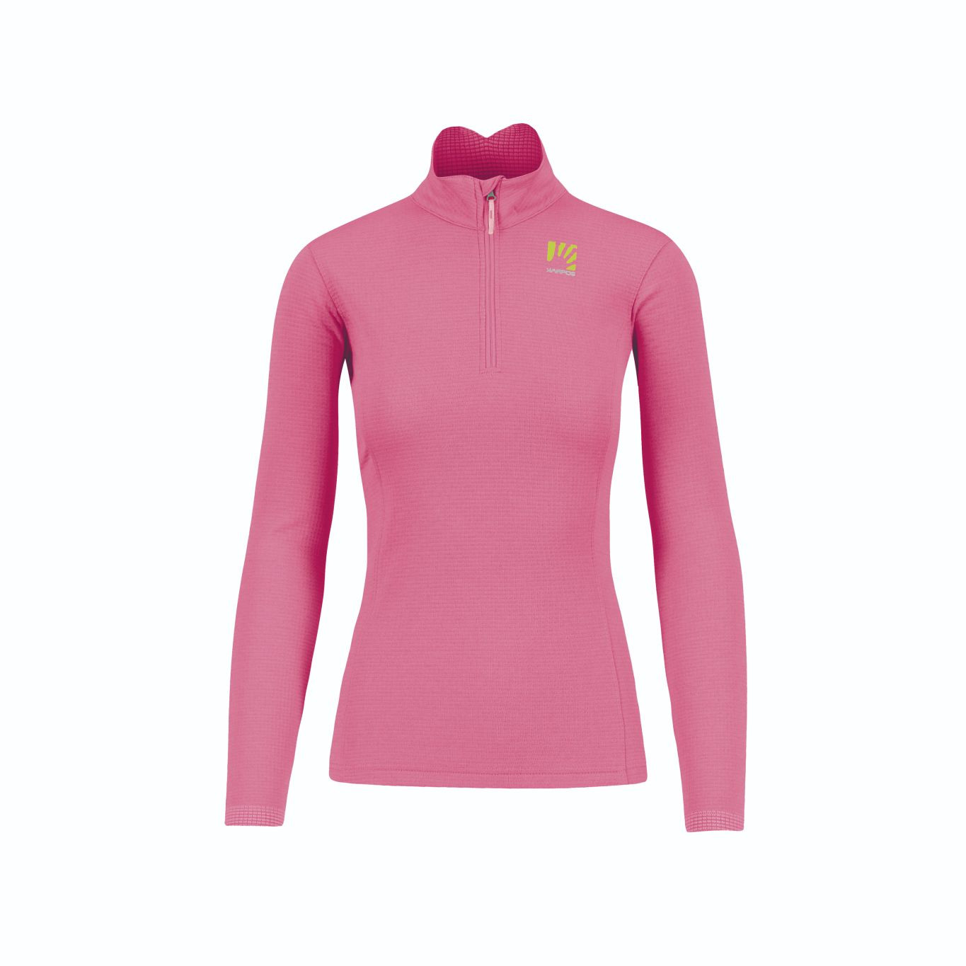 Dámská mikina KARPOS W Pizzocco Half Zip, Fandango Pink velikost: XS