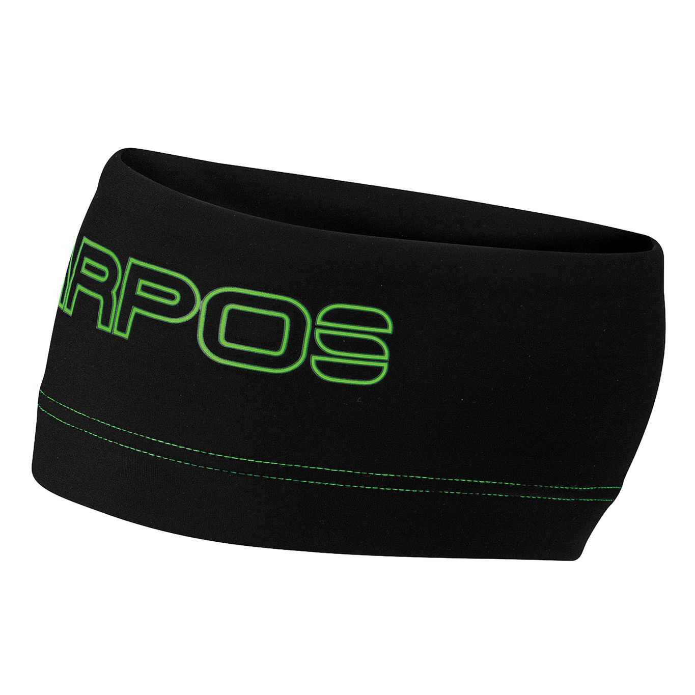 Čelenka KARPOS U Alagna Headband, Black Green Fluo