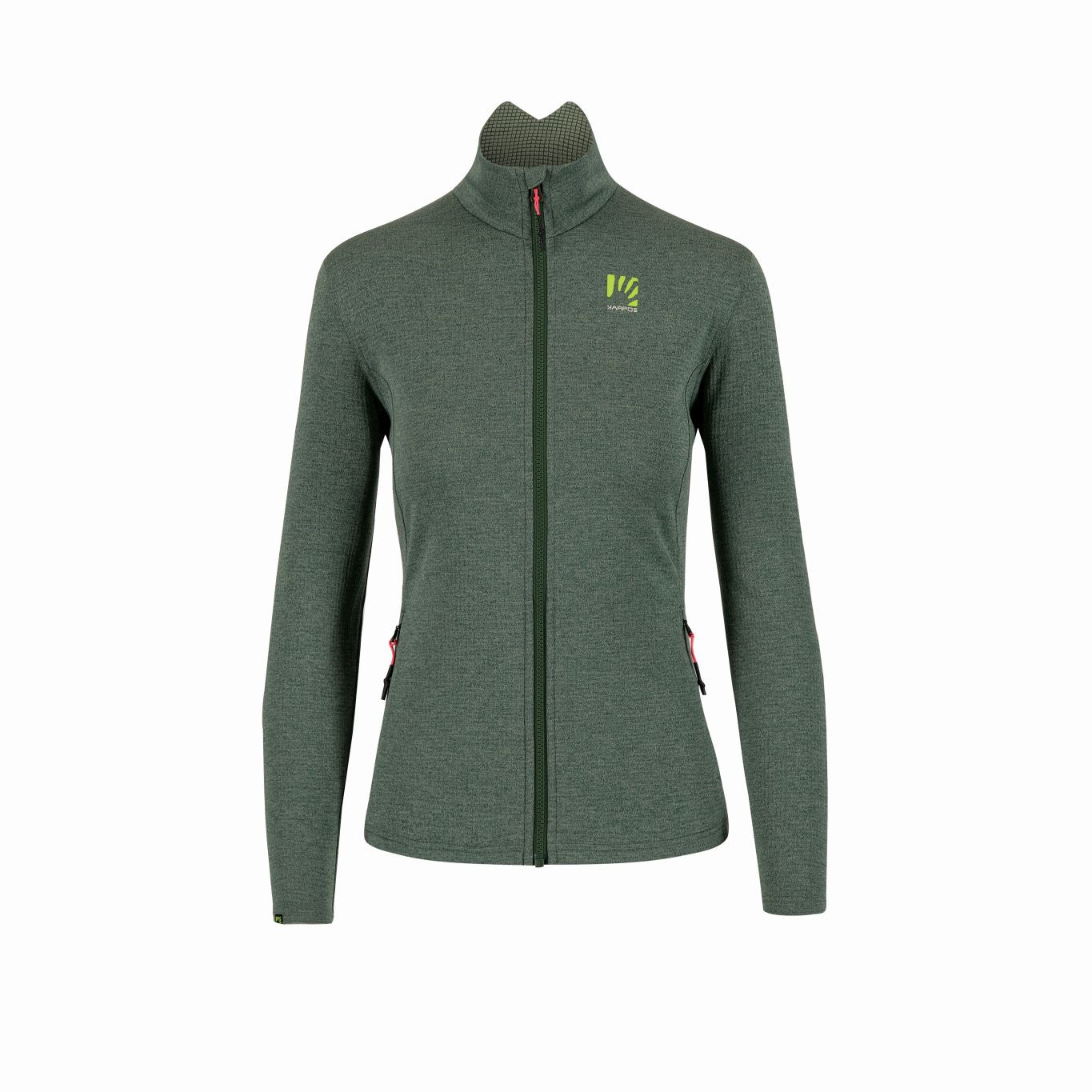 Dámská mikina KARPOS W Pizzocco Full Zip Fleece, Duck Green velikost: S