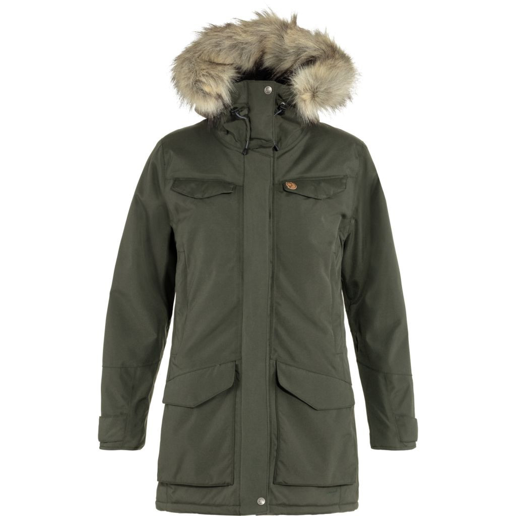 FJÄLLRÄVEN Nuuk Pro Parka W, Deep Forest (vzorek) velikost: S