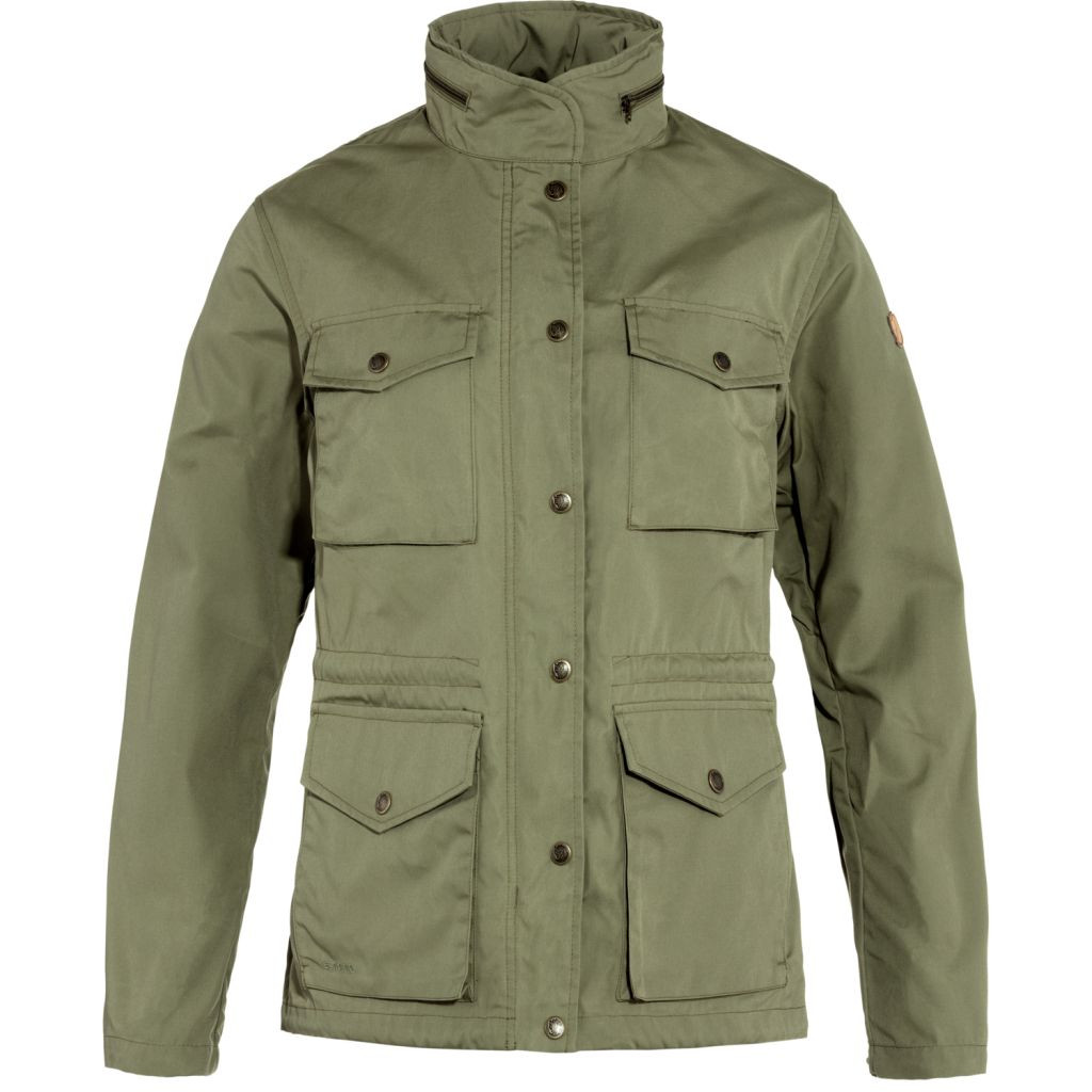 FJÄLLRÄVEN Räven Jacket W, Green (vzorek) velikost: S