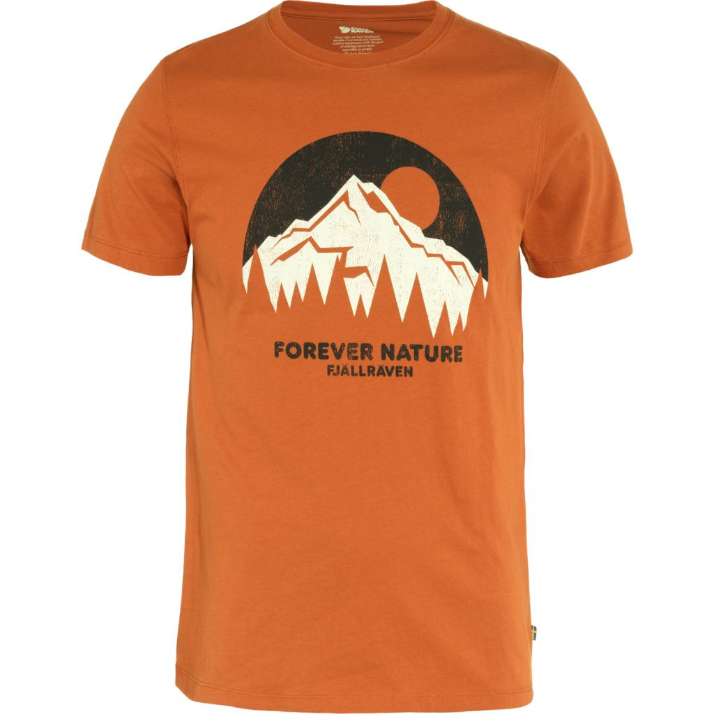 FJÄLLRÄVEN Nature T-shirt M, Terracotta Brown (vzorek) velikost: M